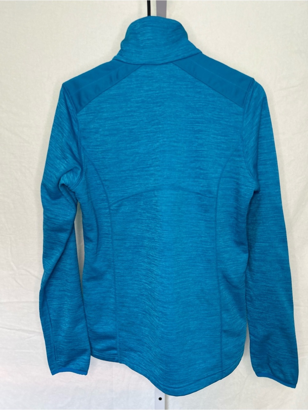 Columbia Blue Heather Grid Fleece Half Zip Pullover M - Picture 3 of 7